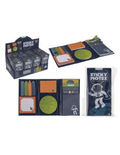 Notes adeziv index Out of the blue 29/2771 / 35896, model spatiu, 6 dimensiuni,12 modele, carticica