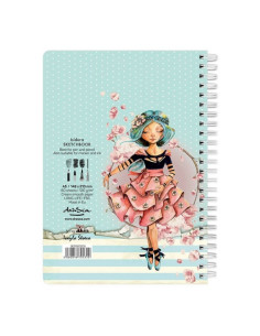 Blocnotes A5 Drasca, 60 file, 120g, velin, cu spira, 14.8x21cm, isidora 900900205 2