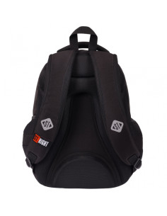 Ghiozdan St.Majewski St.Right Black, 46cm, 3 compartimente, 2 buzunare, negru 2