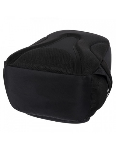 Ghiozdan St.Majewski St.Right Black, 46cm, 3 compartimente, 2 buzunare, negru