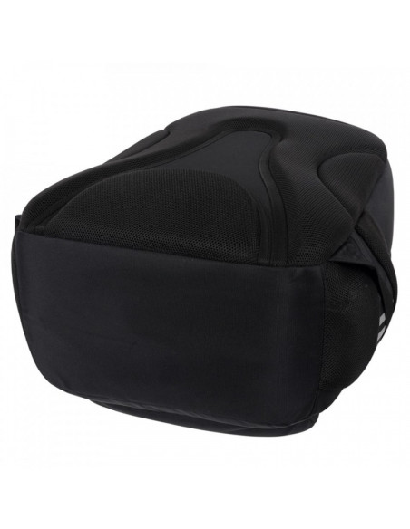 Ghiozdan St.Majewski St.Right Black, 46cm, 3 compartimente, 2 buzunare, negru