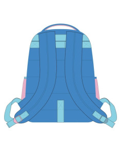 Ghiozdan Cerda Stitch, 32cm, 2 compartimente, 32x42x15cm, 630879 2