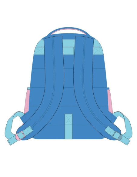 Ghiozdan Cerda Stitch, 32cm, 2 compartimente, 32x42x15cm, 630879