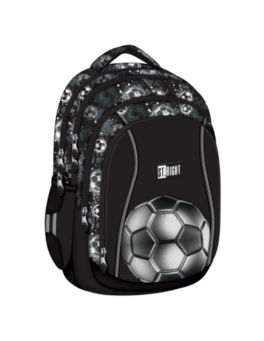 Ghiozdan St.Majewski St. Right Silver Goal, 43cm, 4 compartimente, BP04, 697470