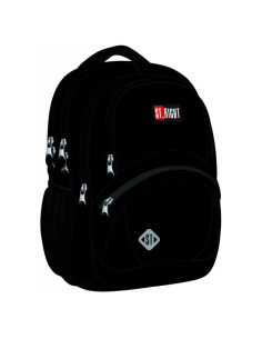 Ghiozdan St.Majewski St. Right St. Black, 42cm, 4 compartimente, BP05, 674594