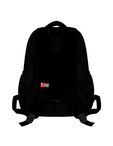 Ghiozdan St.Majewski St. Right St. Black, 42cm, 4 compartimente, BP05, 674594