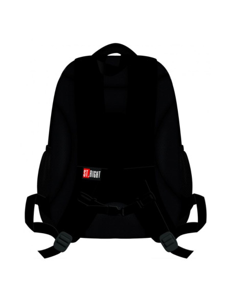 Ghiozdan St.Majewski St. Right St. Black, 42cm, 4 compartimente, BP05, 674594