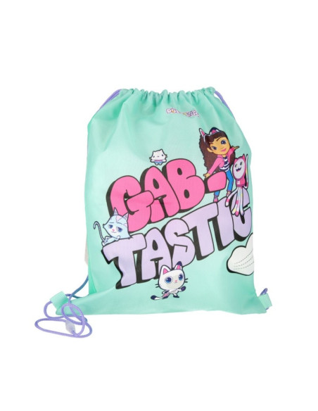 Rucsac cu snur pentru copii Starpak Gabbys Dollhouse, 38.5x33cm, 550810