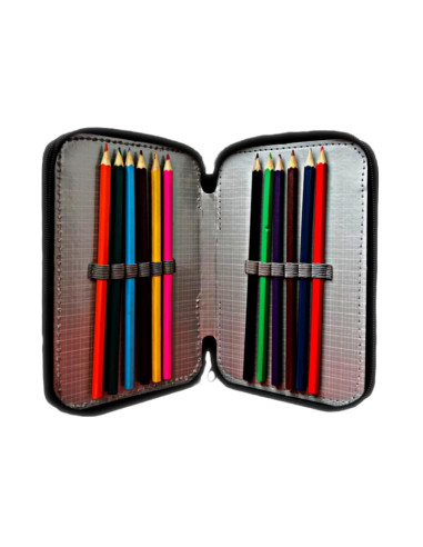 Penar echipat CNX Bufnite, 3 fermoare, diverse culori, 32 de piese incluse