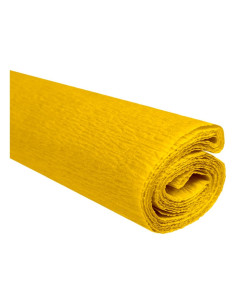 Hartie creponata Colorarte C05, 50x200cm, galben intens, set 10 role