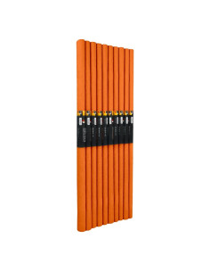 Hartie creponata Colorarte C06, 50x200cm, portocaliu deschis, set 10 role 2