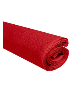 Hartie creponata Colorarte C08, 50x200cm, rosu, set 10 role