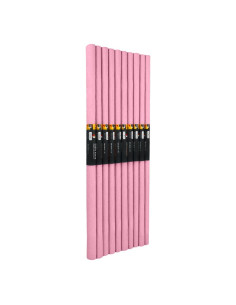 Hartie creponata Colorarte C12, 50x200cm, roz deschis, set 10 role 2