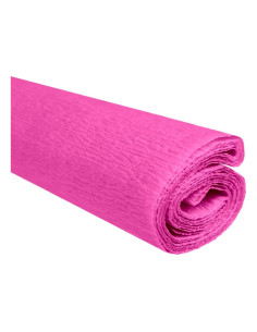 Hartie creponata Colorarte C14, 50x200cm, roz intens, set 10 role