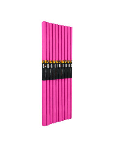 Hartie creponata Colorarte C14, 50x200cm, roz intens, set 10 role 2