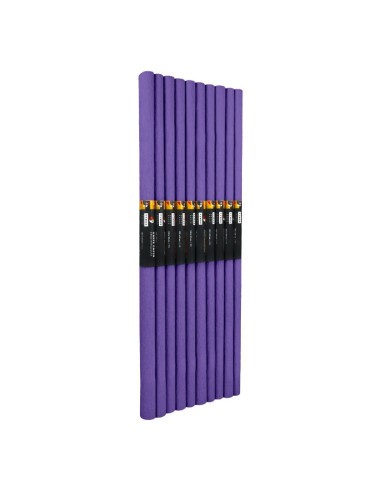 Hartie creponata Colorarte C18, 50x200cm, lila, set 10 role