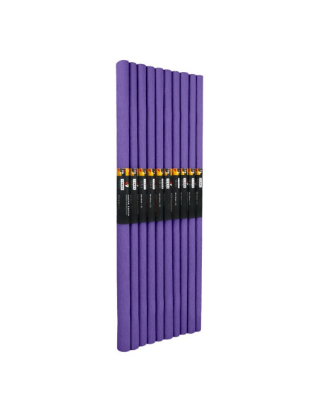 Hartie creponata Colorarte C18, 50x200cm, lila, set 10 role