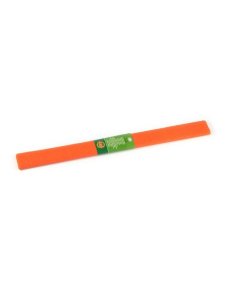 Hartie creponata Koh-i-noor K9755-12, 50x200cm, portocaliu, set 10 role