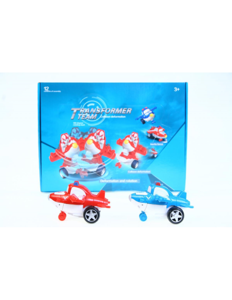 Avion Robot 2in1 MegaCreative 336136, 11cm, plastic, diverse culori, 3+ ani