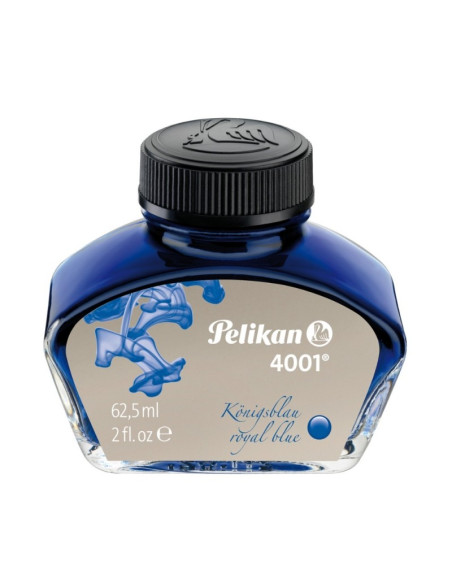 Calimara cu cerneala Pelikan 4001 329136, cerneala albastra, 62.5ml