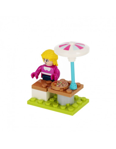 Set de constructie Alleblox Girls World - stand de brutarie - AB6025 / 547905, 99 piese, 6+