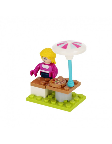 Set de constructie Alleblox Girls World - stand de brutarie - AB6025 / 547905, 99 piese, 6+