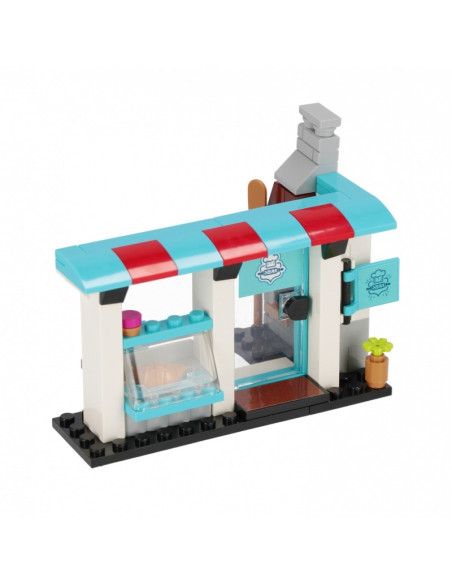 Set de constructie Alleblox Girls World - stand de brutarie - AB6025 / 547905, 99 piese, 6+