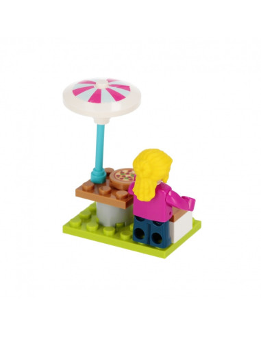 Set de constructie Alleblox Girls World - stand de brutarie - AB6025 / 547905, 99 piese, 6+
