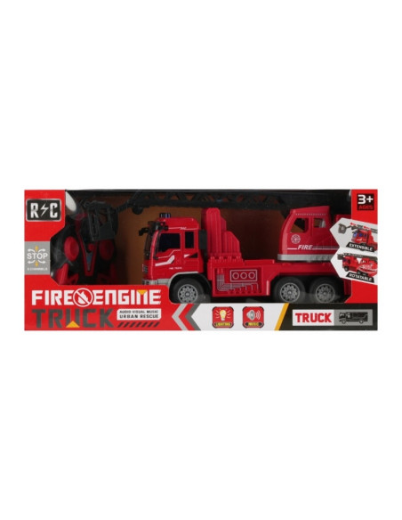 Jucarie autospeciala pompieri lumini, sunete MegaCreative 570857, 23x12x8cm, telecomanda, +3ani