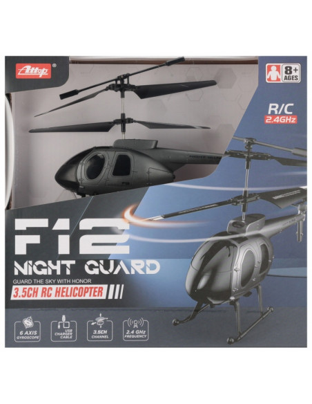Jucarie elicopter cu telecomanda MegaCreative 569009, 22x14x5cm, cablu usb, pvc, +8ani