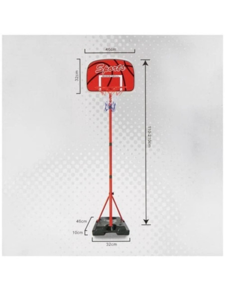 Jucarie cos baschet, 37x49x11cm, MegaCreative, 569744, 210cm