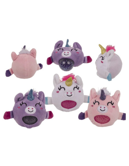 Figurine antistres - squish minge unicorn cu plus, 4 modele, 6.5cm, 3+ ani, Out of the blue, 61/6734 / 37356