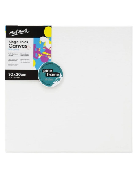 Panza pictura 30x30cm, Mont Marte - sasiu lemn, CDDS3030