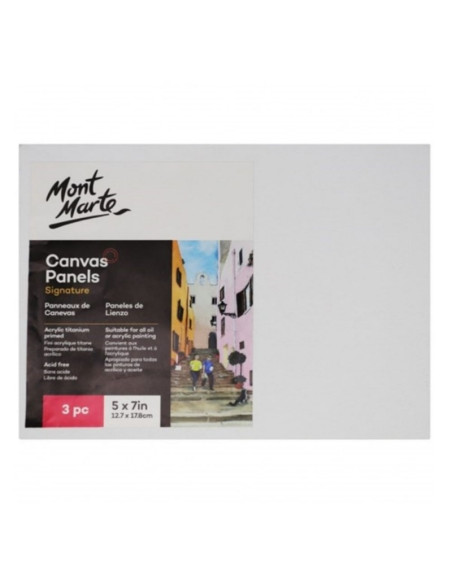 Panza pictura 7x17.8cm, Mont Marte, CMPL1318, 3mm x 3buc/set (carton panzat)
