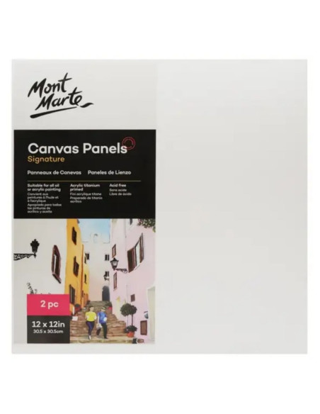 Panza pictura 30.5x30.5cm, Mont Marte, CMPL3030, 3mm x 2buc/set (carton panzat)