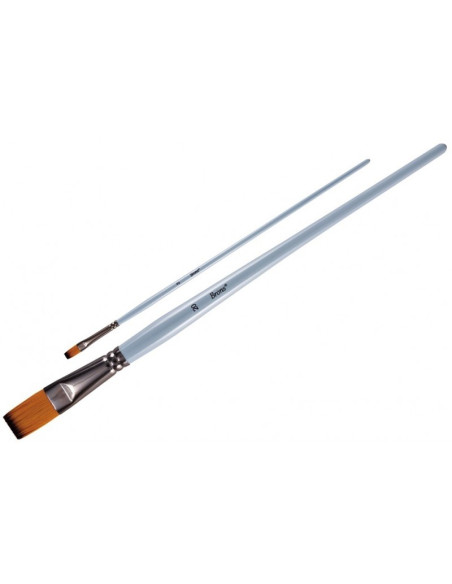 Pensula Brons BR-780, varf lat, nr. 0, pictura cu ulei/culori acrilice