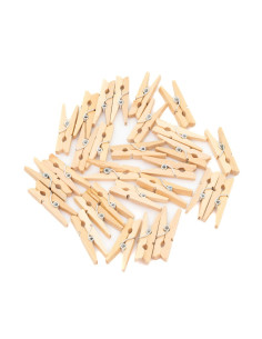Accesorii creatie - lemn - carlig, natur, 3cm, VRAC, set 3000 buc, Colorarte