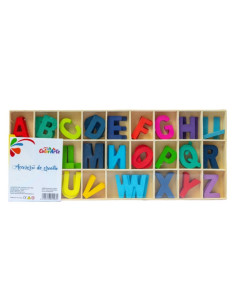 Accesorii creatie - lemn - litere, 3cm, Colorarte MTCR-WDBOX07