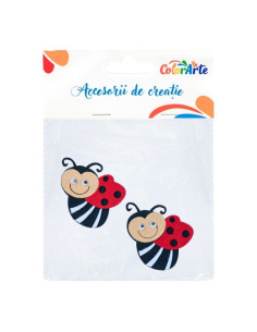 Accesorii creatie - albinuta fetru, set 2 buc, 8x6cm, Colorarte, MTCR-EA228