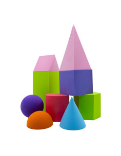 Accesorii creatie - diverse forme geometrice, burete, set 9 buc, CNX