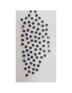 Accesorii creatie - ochisori mici plastic, negru, 8mm, VRAC, set 10000 buc, Colorarte