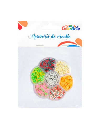 Accesorii creatie - fructe, diverse culori, cutie floare, Colorarte MTCR-7HPB5