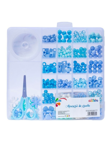 Accesorii creatie - margele perle, cutie cadou, Colorarte MTCR-BDPB19