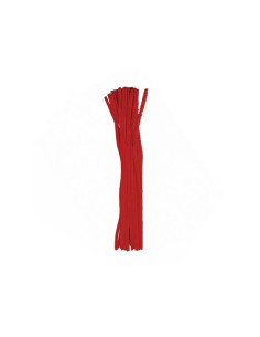 Accesorii creatie - sarma plusata, rosu, set 25 buc, Colorarte