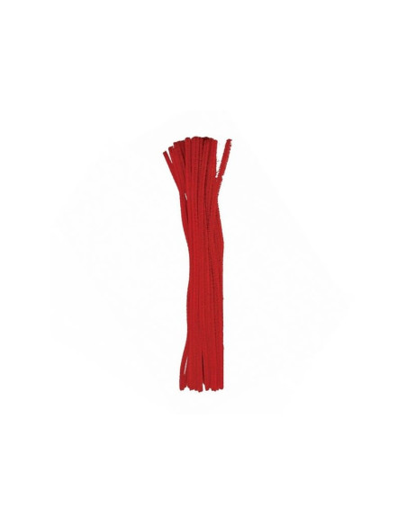 Accesorii creatie - sarma plusata, rosu, set 25 buc, Colorarte