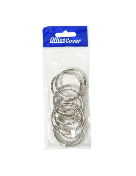 Accesorii creatie - inele metal, 32mm, set 10 buc, Colorarte