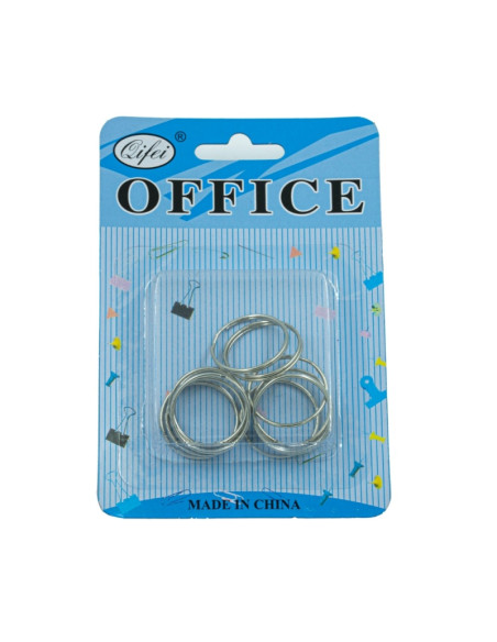 Accesorii creatie - inele metal, 25mm, set 12 buc, Cnx