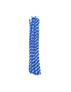 Accesorii creatie - sarma plusata, alb, albastru, rasucita, set 10 buc, Colorarte