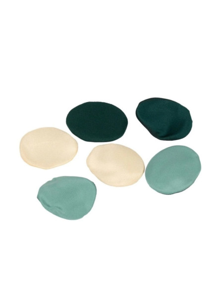 Accesorii creatie ROSEPETAL-34, petale textura matase, nuante de verde, set 200 buc