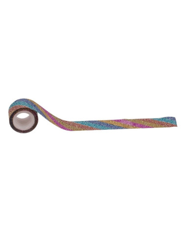 Banda decorativa mini, cu 3 dispensere, 13mm, diverse modele, Out of the blue, 29/2873 / 37103, set 12 buc